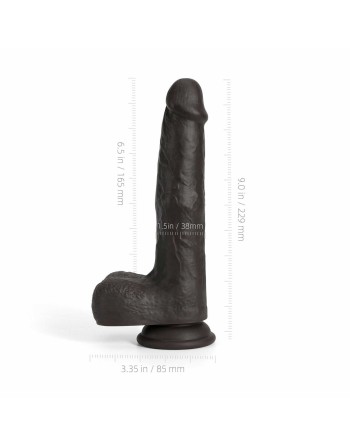 Idalis - Gode vibrant avec va et viens 20.30 cm - Noir