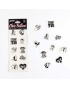 Tatouages temporaires pack de 10 - Kinky collection - les nuances du désir