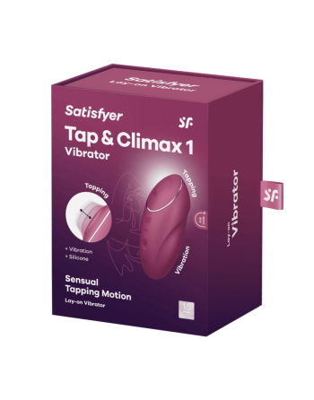 Tap and climax Satisfyer - Rose - les nuances du désir